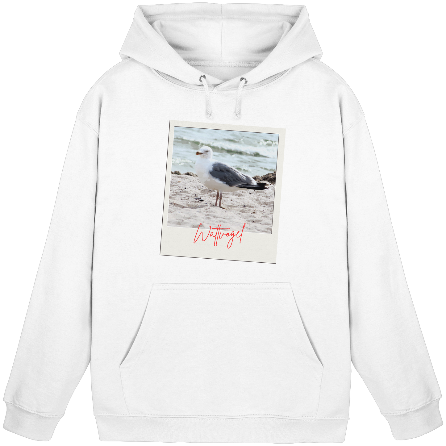 Wattvogel Foto Nordsee Möwe - Basic Unisex Hoodie