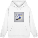 Wattvogel Motiv mit Nordsee Möwe  - Basic Unisex Hoodie