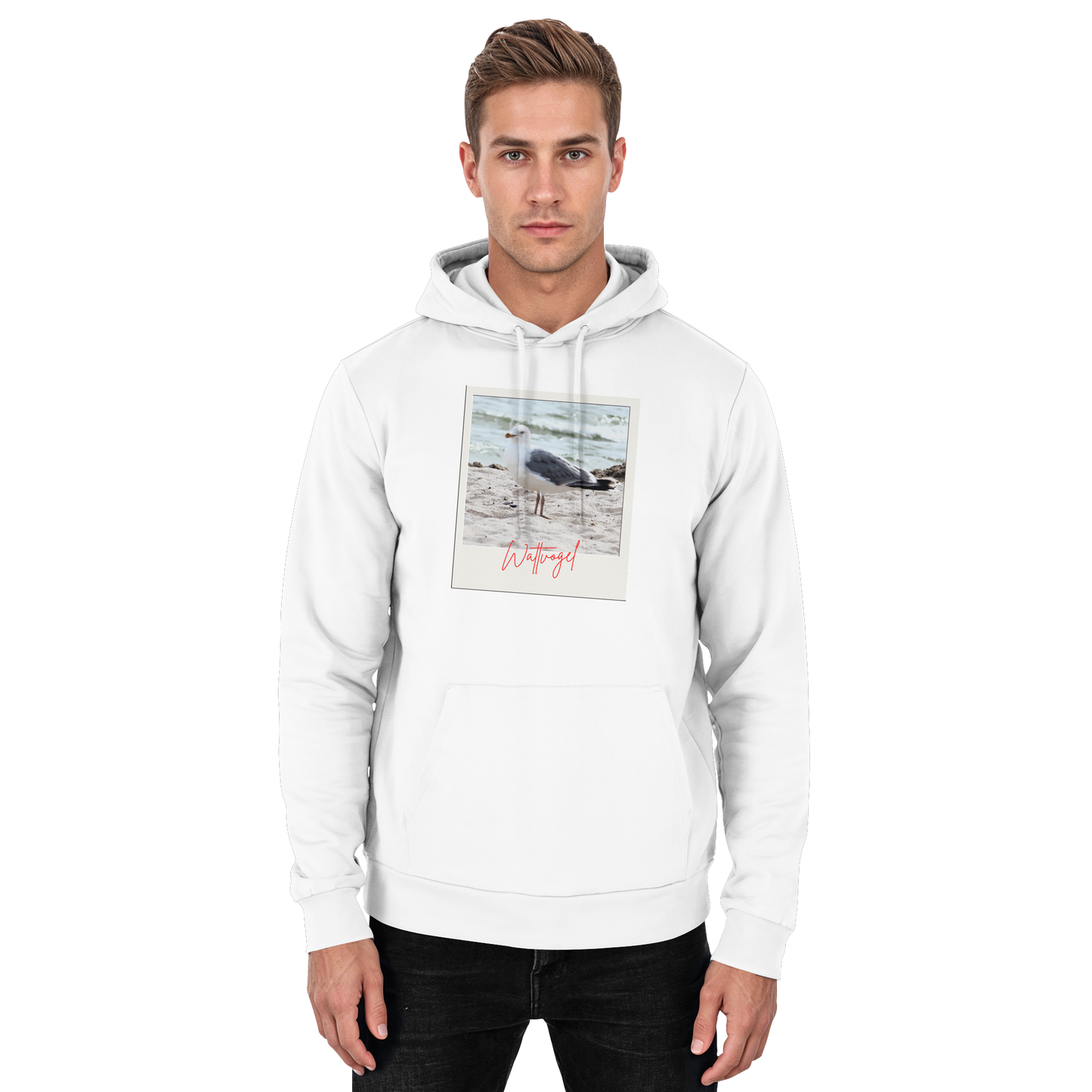 Wattvogel Foto Nordsee Möwe - Basic Unisex Hoodie