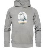 Möwe Wattvogel® am Strand - Basic Unisex Hoodie