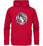 Coole Möwe mit Mütze und Sonnenbrille - Unisex Hoodie
