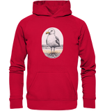 Möwe Wattvogel® am Strand - Basic Unisex Hoodie