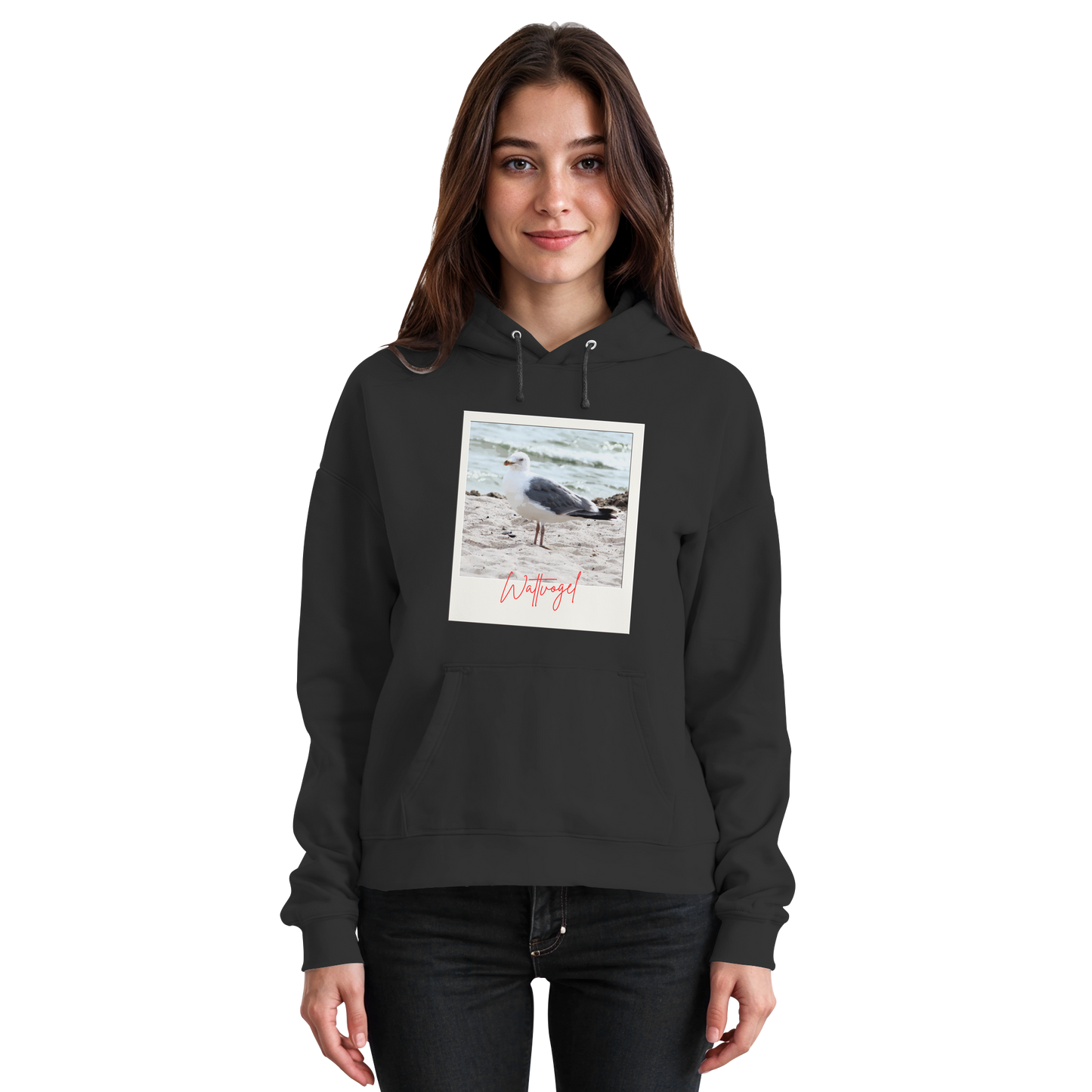 Wattvogel Foto Nordsee Möwe - Basic Unisex Hoodie