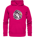 Coole Möwe mit Mütze und Sonnenbrille - Unisex Hoodie