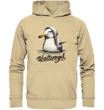 Schwimmende Möwe / Wattvogel  - Kaputzenpullover Unisex Hoodie