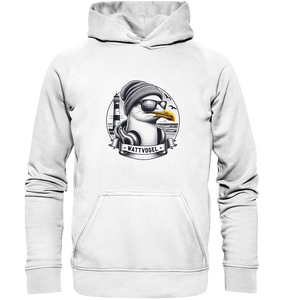 Coole Möwe mit Mütze und Sonnenbrille - Unisex Hoodie