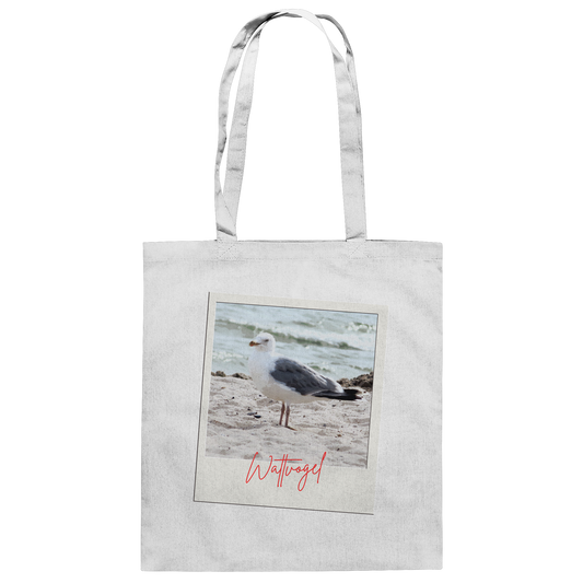 Wattvogel Foto Nordsee Möwe - Baumwolltasche