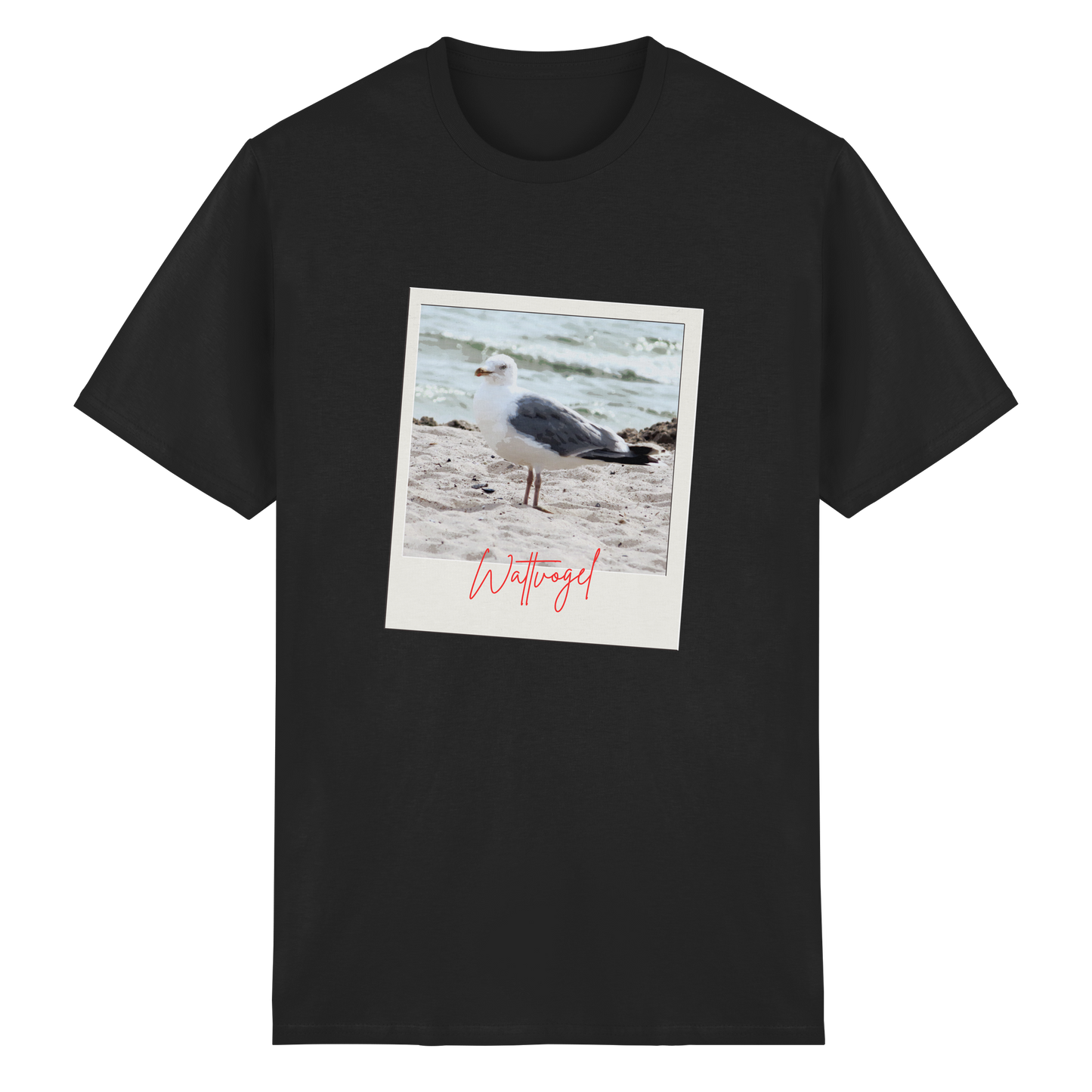 Wattvogel Foto Nordsee Möwe - Heavy Cotton T-Shirt