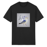Wattvogel Motiv mit Nordsee Möwe  - Heavy Cotton T-Shirt
