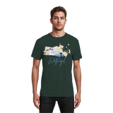 Wattvogel® – Nordsee Möwe im maritimen Kunst-Stil - Heavy Cotton T-Shirt