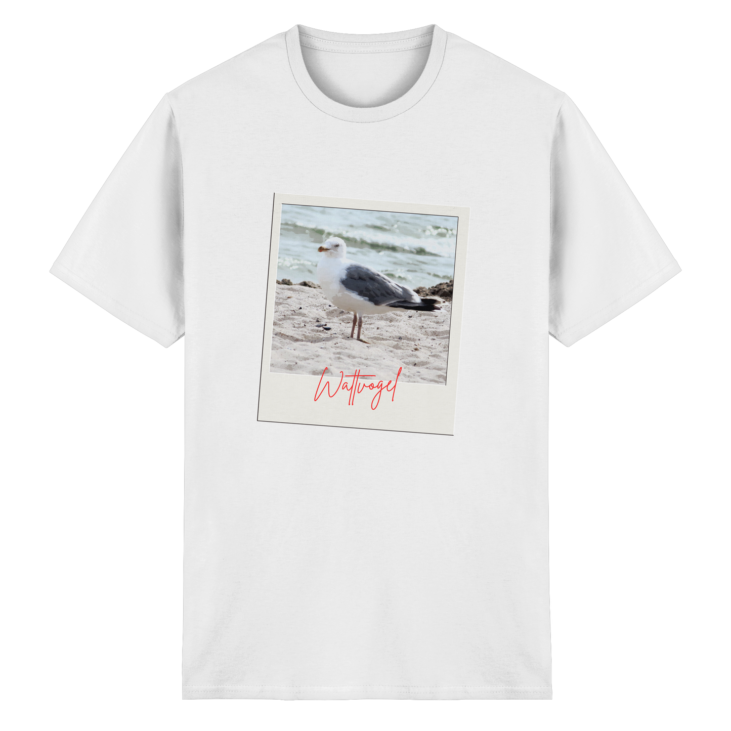 Wattvogel Foto Nordsee Möwe - Heavy Cotton T-Shirt