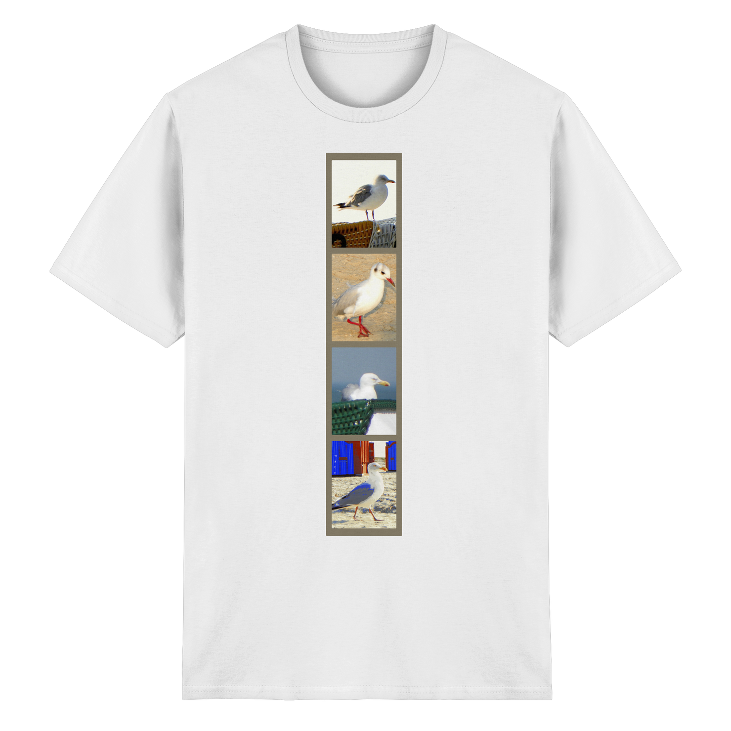 Wattvogel Nordsee Möwen Fotos  - Heavy Cotton T-Shirt