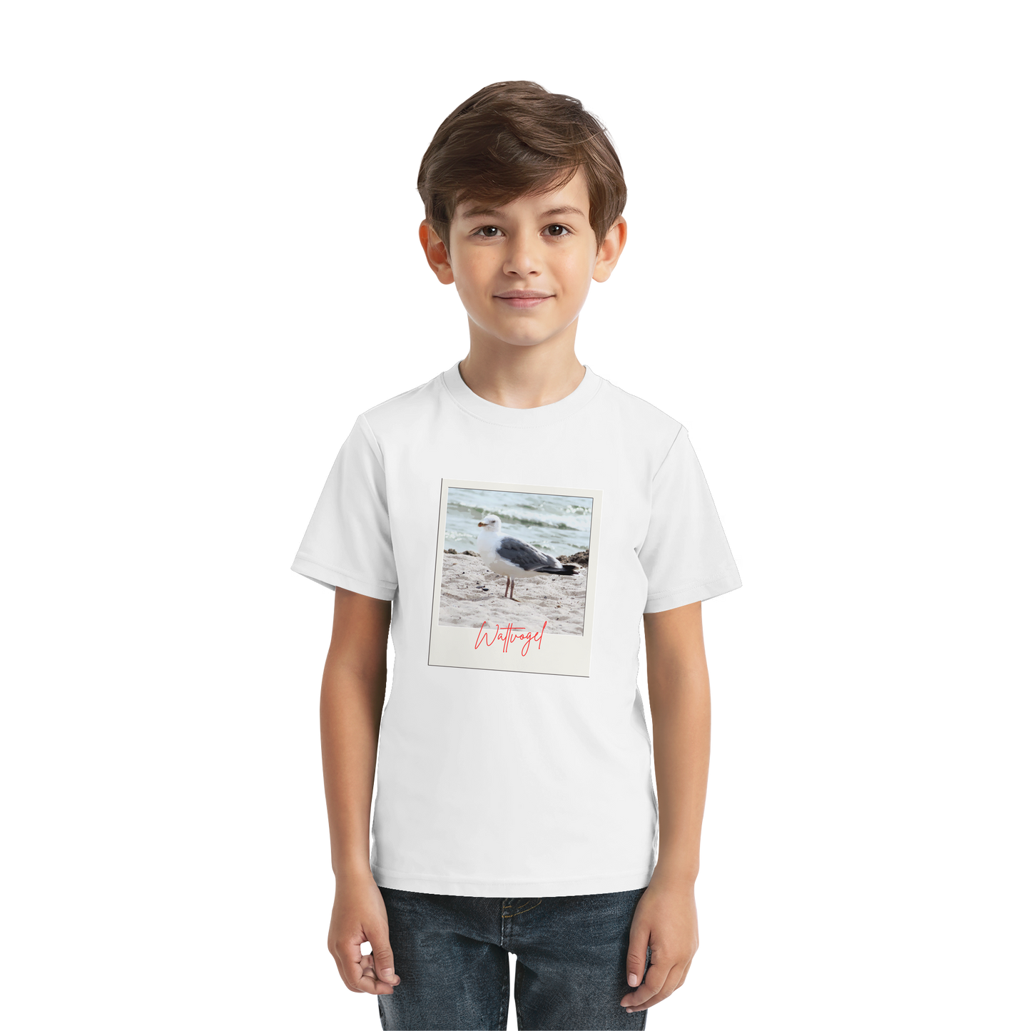Wattvogel Foto Nordsee Möwe - Kids Premium Shirt