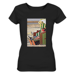 Ladies Organic Shirt mit Motiv "Im Strandkorb"