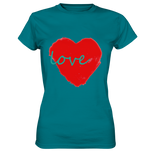 Herz Love  - Ladies Premium Shirt