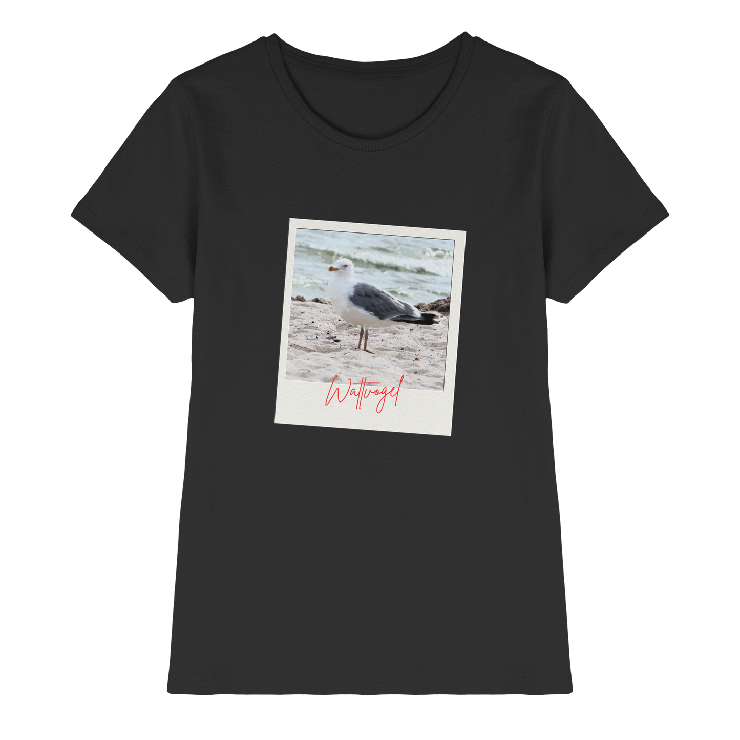 Wattvogel Foto Nordsee Möwe - Ladies Premium Shirt