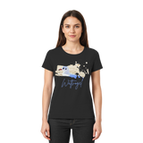 Wattvogel® – Nordsee Möwe im maritimen Kunst-Stil - Ladies Premium Shirt