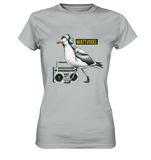 Coole Möwe mit Kaputze und Kopfhörer Wattvogel T-Shirt mit Möwe - Damen Premium T-Shirt