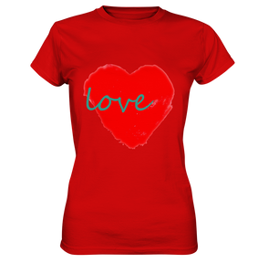 Herz Love  - Ladies Premium Shirt