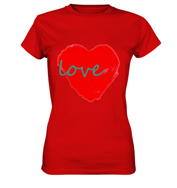 Herz Love  - Ladies Premium Shirt