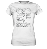 Zeichnung Möwe gezeichnet Jörg Langhans - Ladies Premium Shirt