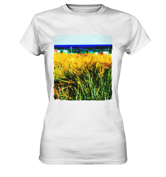 Damen T-Shirt mit Fotodruck Meer Nordsee Ostsee Am Strand Landschaft