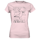Zeichnung Möwe gezeichnet Jörg Langhans - Ladies Premium Shirt