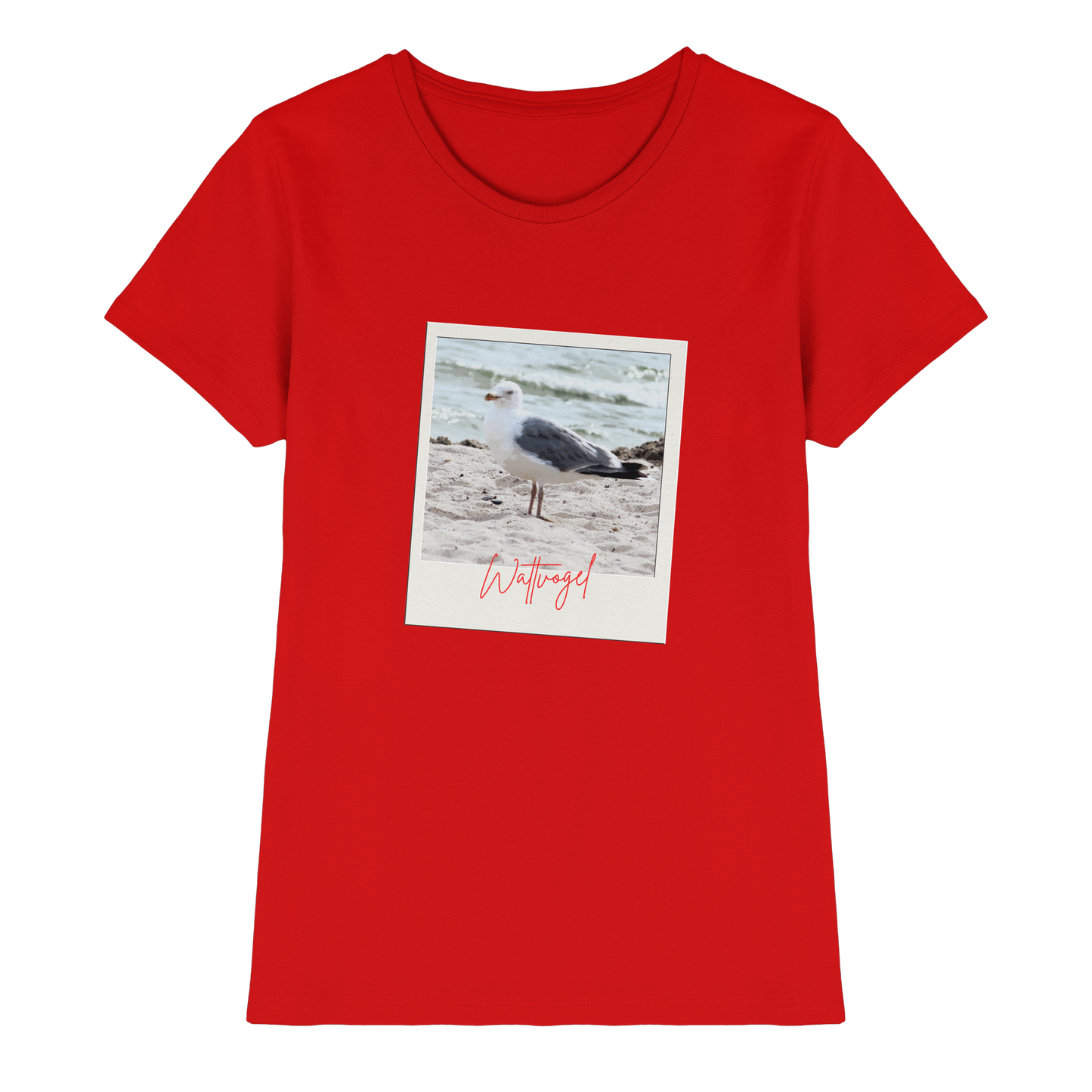 Wattvogel Foto Nordsee Möwe - Ladies Premium Shirt