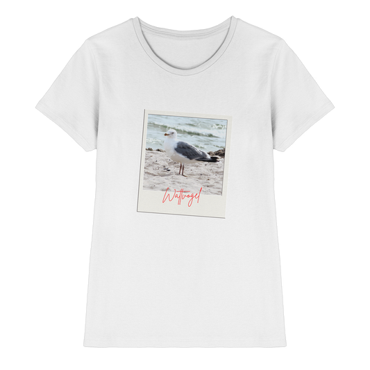 Wattvogel Foto Nordsee Möwe - Ladies Premium Shirt