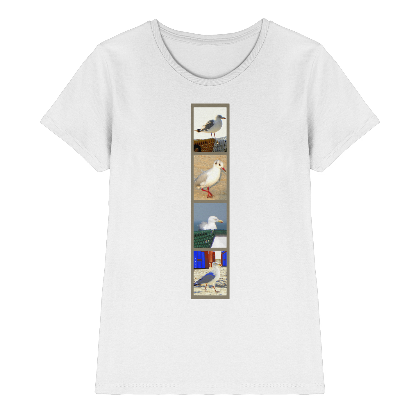 Wattvogel Nordsee Möwen Fotos  - Ladies Premium Shirt