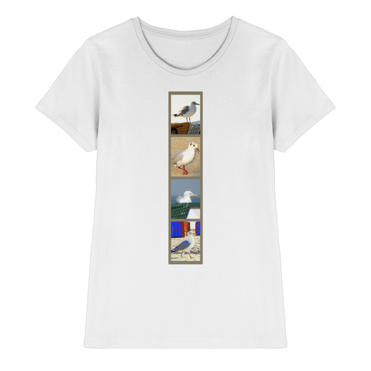 Wattvogel Nordsee Möwen Fotos  - Ladies Premium Shirt