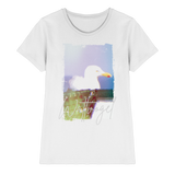 Wattvogel® Nordsee Möwe – Strandkorb Moment  - Ladies Premium Shirt