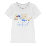 Wattvogel® – Nordsee Möwe im maritimen Kunst-Stil - Ladies Premium Shirt