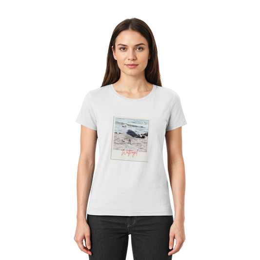 Wattvogel Foto Nordsee Möwe - Ladies Premium Shirt