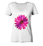 Frühlingsblume Flower Blume Blüte  - Ladies V-Neck Shirt