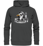 Wattvogel® Möwe mit Sonnenbrille und Kaputze - Organic Basic Hoodie