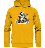 Wattvogel® Möwe mit Sonnenbrille und Kaputze - Organic Basic Hoodie