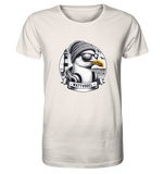 Coole Möwe mit Mütze und Sonnenbrille - Organic Basic Shirt
