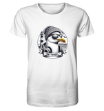 Coole Möwe mit Mütze und Sonnenbrille - Organic Basic Shirt