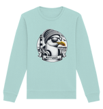Coole Möwe mit Mütze und Sonnenbrille - Organic Basic Unisex Sweatshirt