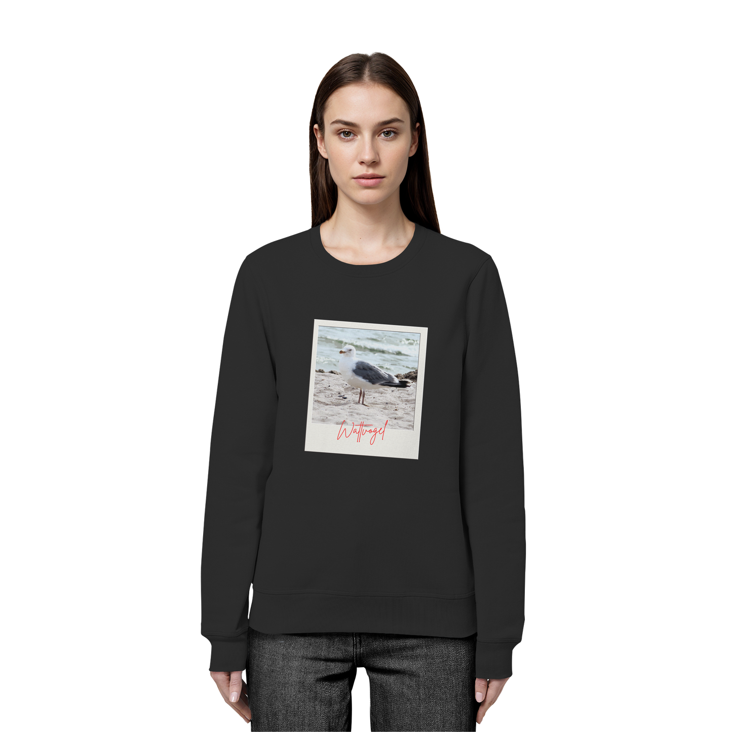 Wattvogel Foto Nordsee Möwe - Organic Basic Unisex Sweatshirt