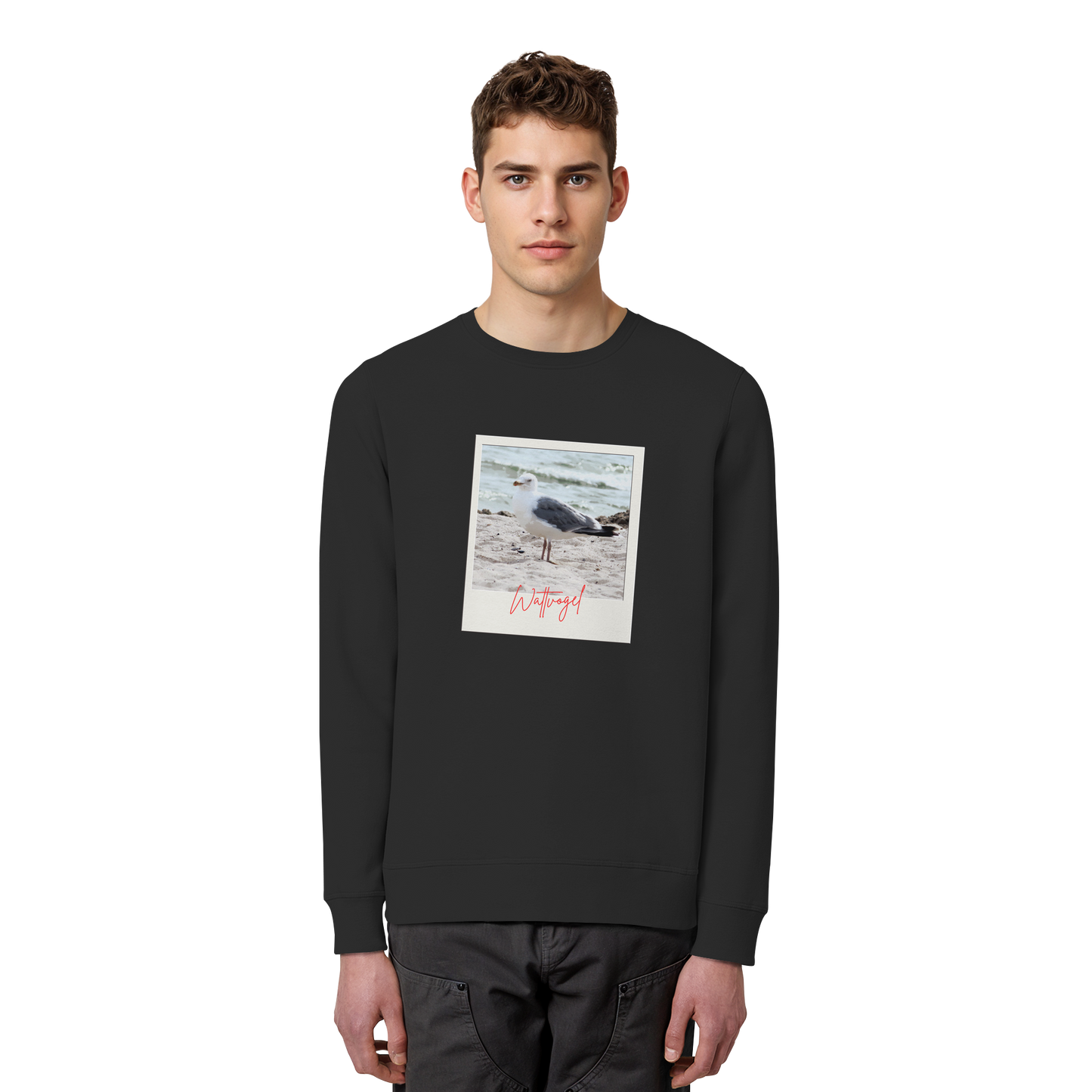 Wattvogel Foto Nordsee Möwe - Organic Basic Unisex Sweatshirt