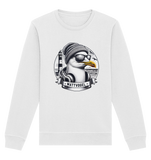 Coole Möwe mit Mütze und Sonnenbrille - Organic Basic Unisex Sweatshirt