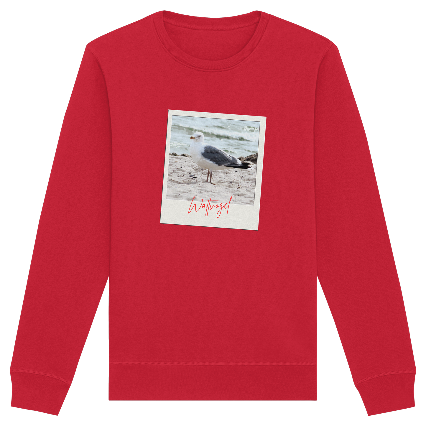 Wattvogel Foto Nordsee Möwe - Organic Basic Unisex Sweatshirt