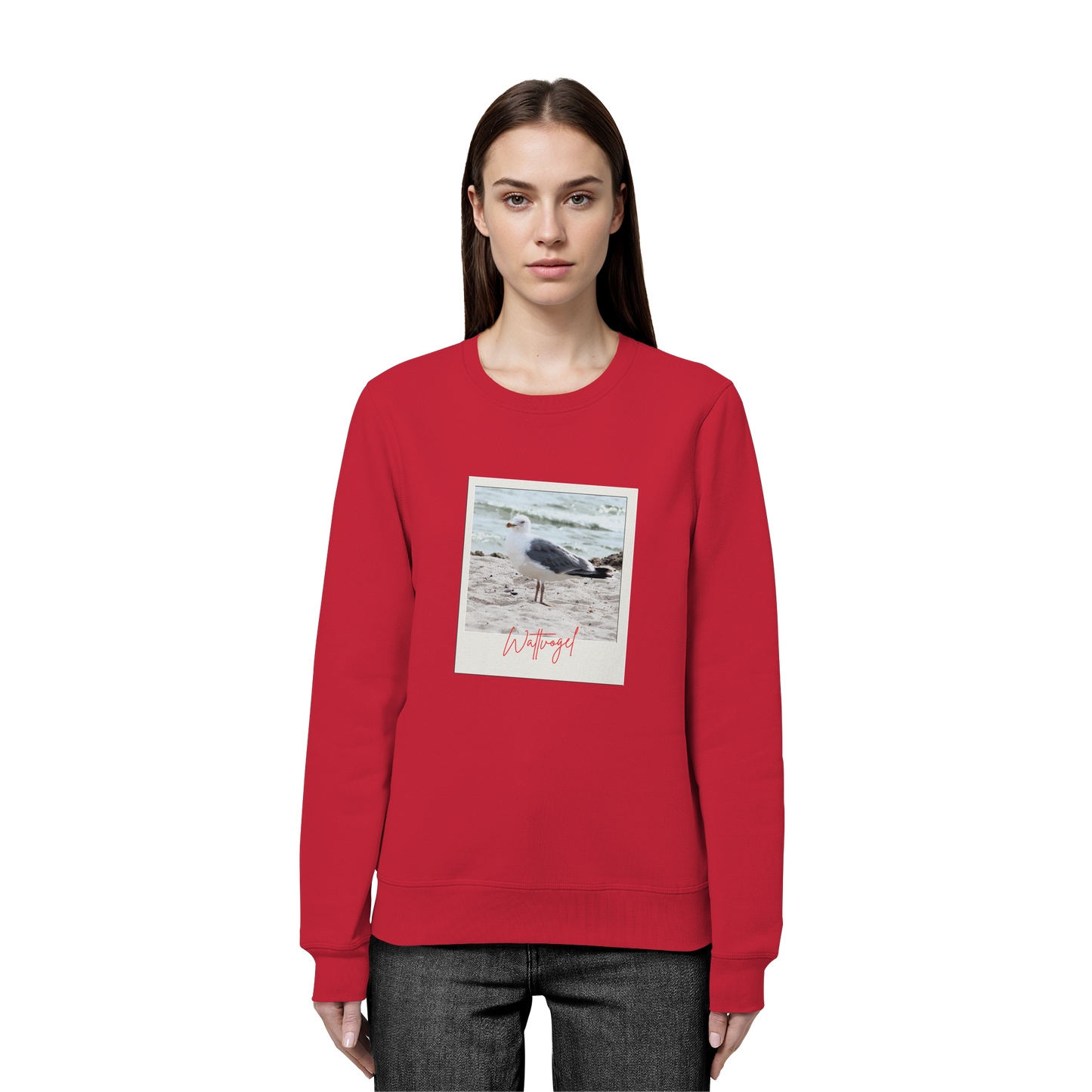 Wattvogel Foto Nordsee Möwe - Organic Basic Unisex Sweatshirt