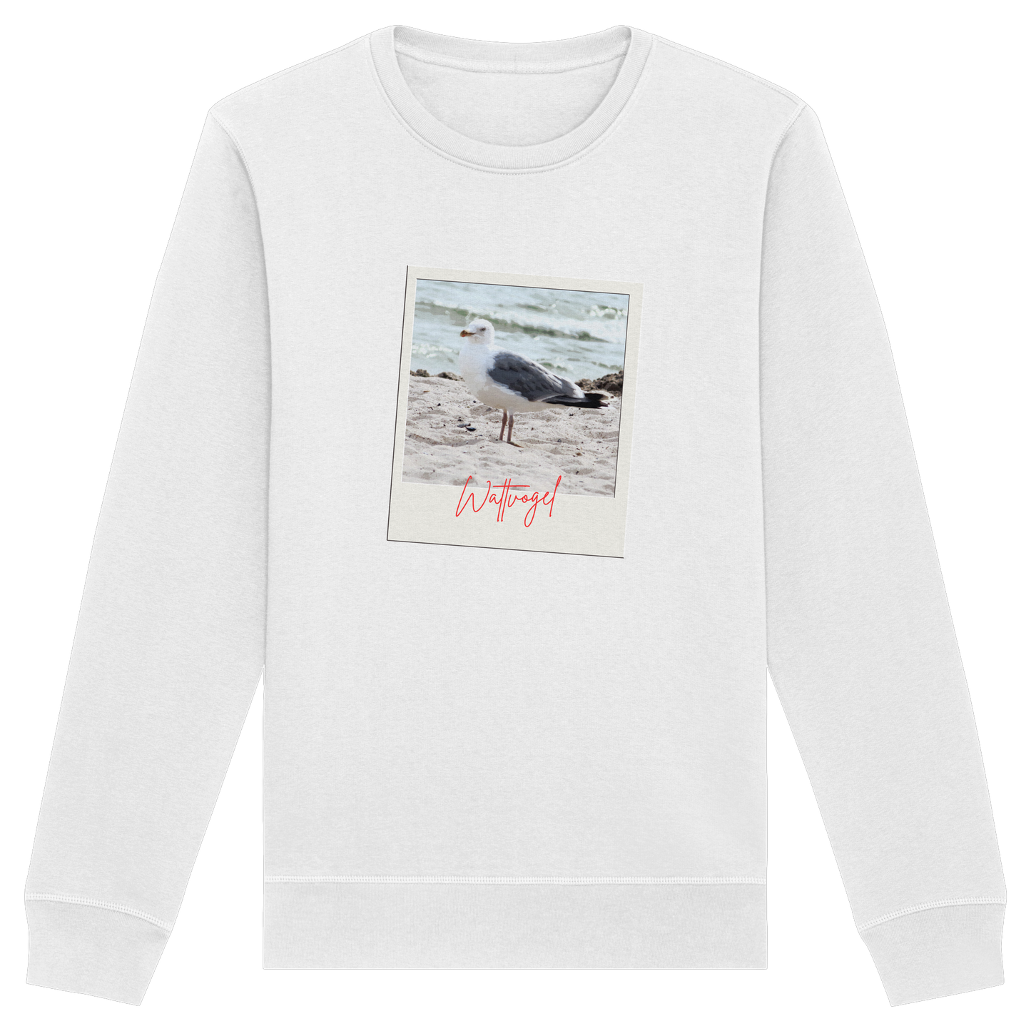 Wattvogel Foto Nordsee Möwe - Organic Basic Unisex Sweatshirt
