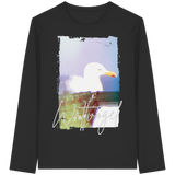 Wattvogel® Nordsee Möwe – Strandkorb Moment  - Organic Longsleeve T-Shirt