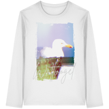 Wattvogel® Nordsee Möwe – Strandkorb Moment  - Organic Longsleeve T-Shirt
