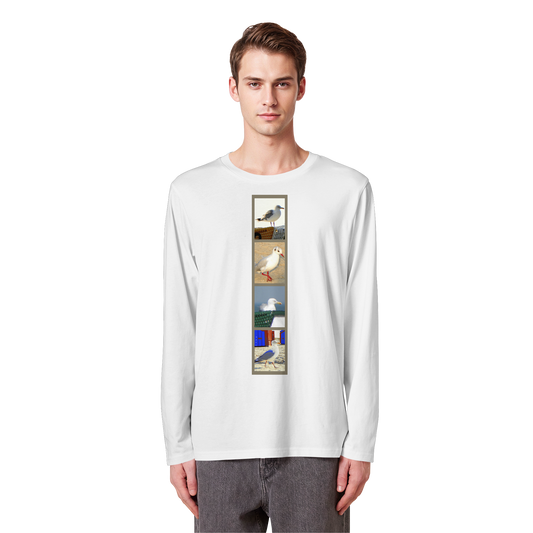 Wattvogel Nordsee Möwen Fotos  - Organic Longsleeve T-Shirt