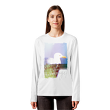 Wattvogel® Nordsee Möwe – Strandkorb Moment  - Organic Longsleeve T-Shirt